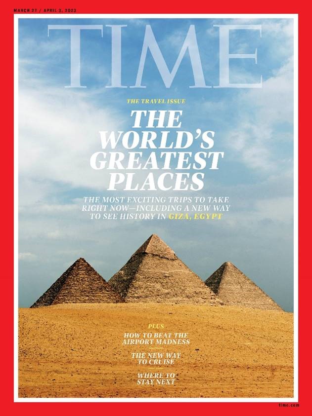 أعظم أماكن العالم في 2023 أهرامات الجيزة، مصر. 